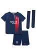 Paris Saint-Germain Lionel Messi #30 Babyklær Hjemme Fotballdrakt til barn 2023-24 Korte ermer (+ Korte bukser)
